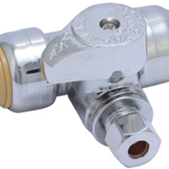 Picture of Stop Tee Valve Compression X Compression X Compression 1/2"