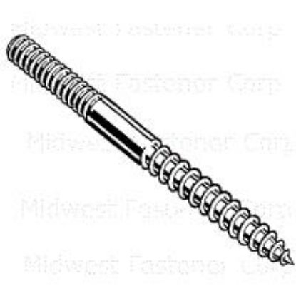 Picture of Hanger-bolt Plain-steel 5/16" X 3"