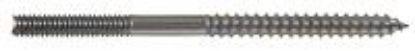 Picture of Hanger-bolt Mild-Steel 3/8" X 4"