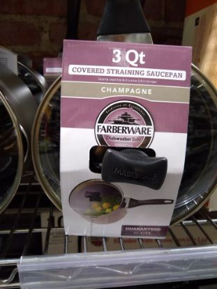 Picture of Dishwasher-Safe Covered Saucepan- Champagne