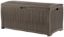 Picture of Deck Box Resin Wicker 77 Gallon Brown