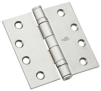 Picture of 4-1/2" Door-Hinge 5 Knuckle Ball-Bearing Grade 2 Steel Satin-Chrome