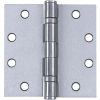 Picture of Door-Hinge Pin-Hinge 4.5" X 4.5" Satin Stainless-steel 32d-finish Ball-Bearing Non-removable Square-...