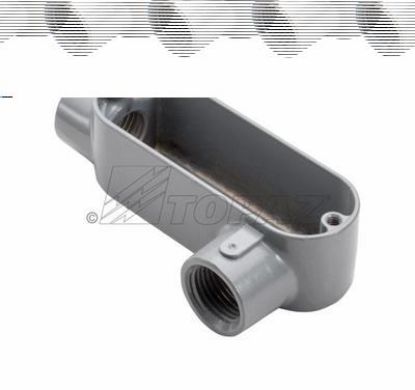 Picture of LR-Type Rigid Threaded Conduit-Body Aluminum 3/4"