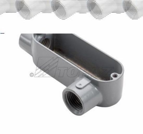 Picture of LR-Type Rigid Threaded Conduit-Body Aluminum 3/4"
