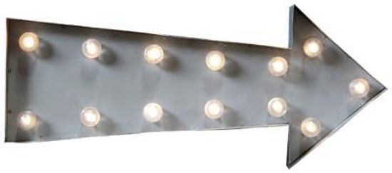 Picture of 20" lArrow Lamp