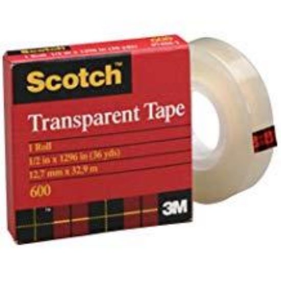 Picture of 600 Transparent-Tape 3/4" X 72 Yds