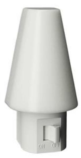 Picture of Night-Light Frosted Tipi Lens Manual On Off