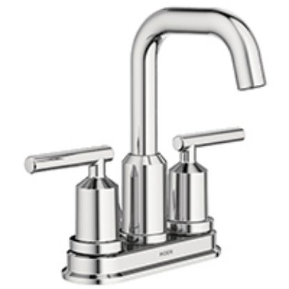 Picture of Lavatory-Faucet 1.2 Gpm 3 Holes 4 In Center Distance 2 Lever Handle 7.89 In H Spout 4-3/16 In