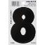 Picture of Self-Adhesive Number Vinyl Black Die-cut 3" 8