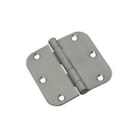 Picture of Door-Hinge Loose Pin 5/8" Radius Steel Satin Chrome 3-1/2"