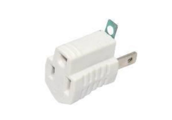 Picture of Grounding-Adapter Polarized 15-amp