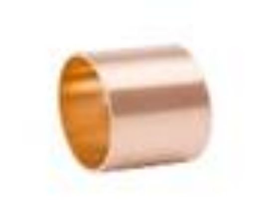 Picture of Wrot-Copper Drain-Waste-Vent Rated Coupling Less-Stop C X C 1-1/2"