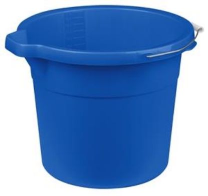 Picture of Pail Round With Spout Plastic Blue