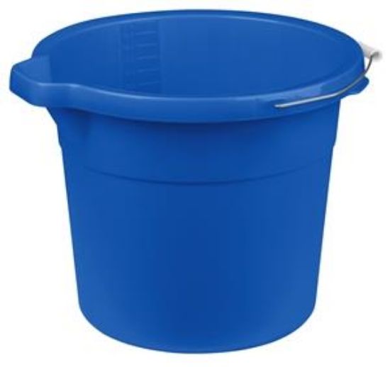 Picture of Pail Round With Spout Plastic Blue