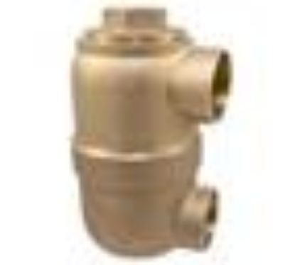 Picture of Copper Drain-Waste-Vent Drum Trap 6" X 3" X 1-1/2"