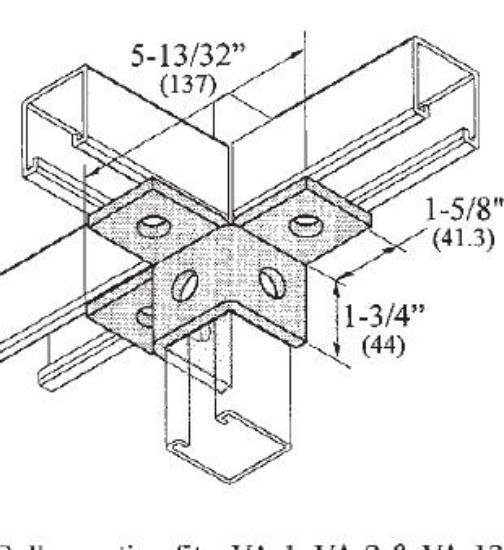 Picture of Wing Shaped 6-Hole 3 Side Connector