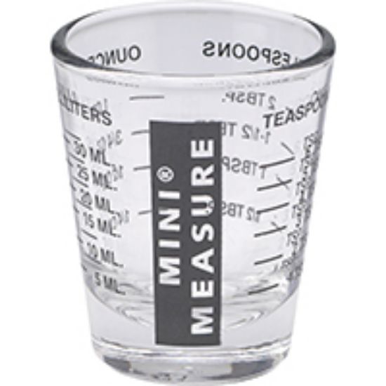 Picture of Multi-purpose Mini Measuring Glass 1 Oz Black
