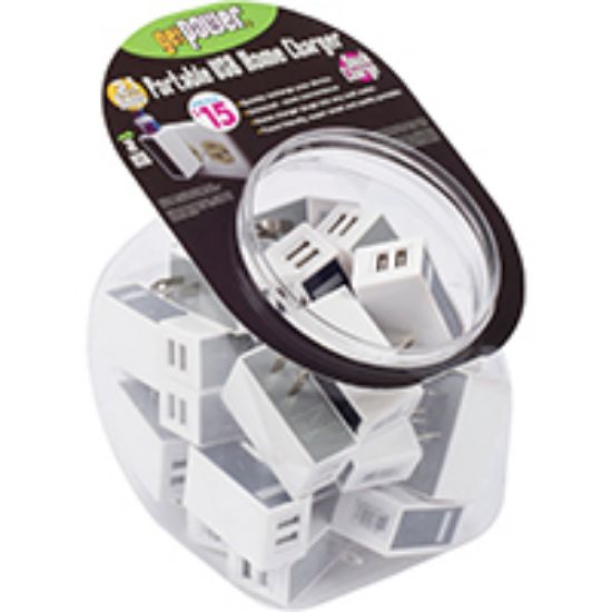 Picture of Ac To Dual Usb Wall Adapter 2.4 A Charging White