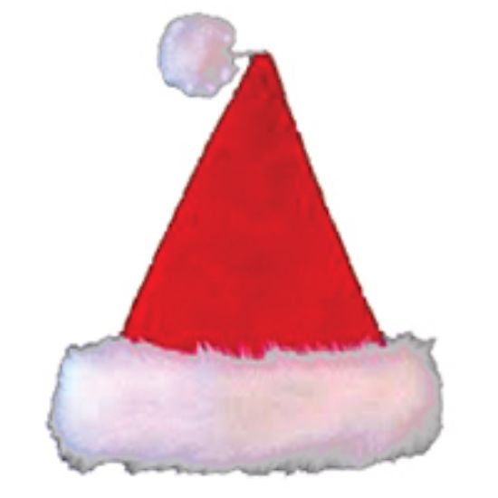 Picture of ™Santa's Forest™ Plush Santa Hat 17 in