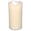Picture of Dust Free Christmas Candle 7 In H Plastic White