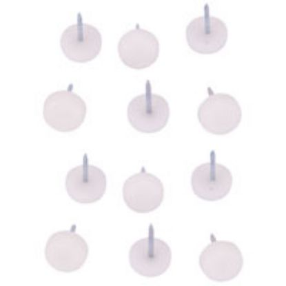 Picture of Furniture Glide Plastic White 5/8"