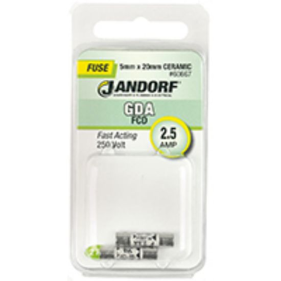 Picture of Electrical-Fuse 2.5 A 250 V 1500 A Interrupt-Rating