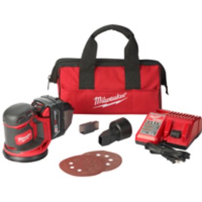 Picture of Random-Orbit Sander Kit 7000 - 12000 opm 18-Volt 3 Ah Variable-Speed 5.74 in H
