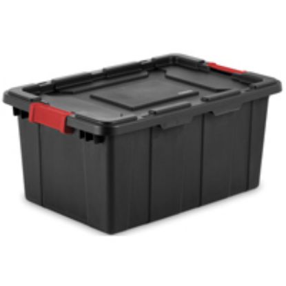 Picture of Industrial Tote 15 gal Capacity Plastic Black
