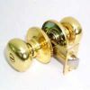 Picture of Lock-Set Door-Knob Privacy-Type Lock-Set Steel Polished Brass