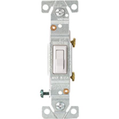 Picture of Lighting-Switch Toggle-Type Single-pole Polycarbonate White