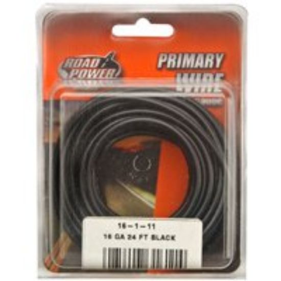 Picture of Primary-Wire 25 Vac 60 Vdc Copper Conductor Black Sheath