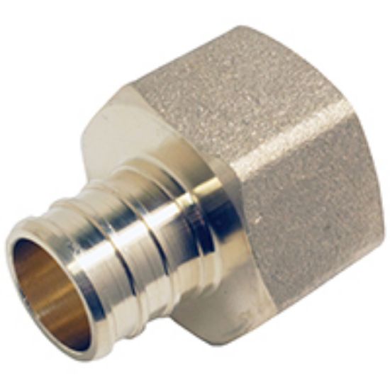 Picture of Pex Fitting Barb Female Adapter Brass ¾" Pex ¾" Fpt