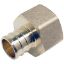 Picture of Pex Fitting Barb Female Adapter Brass ¾" Pex ¾" Fpt