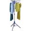 Picture of Foldable Tripod Air Drying Rack Steel Blue/Silver