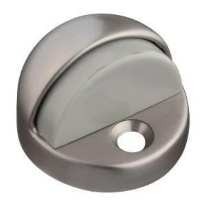 Picture of Door-stop High-rise Dome Brass/rubber Satin-nickel 1-3/4"