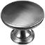 Picture of Cabinet-Knob 1.39 in Projection Zinc Satin-Nickel
