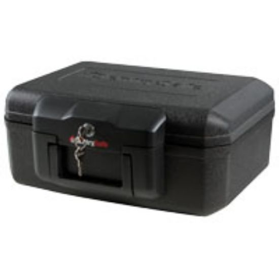 Picture of Master Lock Safe Fire Chest Black 6.1 In H X 14.3 In W X 11.2 In D Key Steel