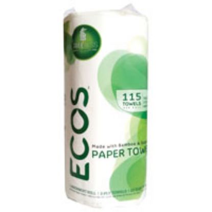 Picture of Earth Friendly Paper-Towel 5 in W x 5 Inch-Long Bamboo and Sugarcane