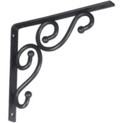 Picture of Shelf-Bracket Decorative 7 Inch-Long X 8 In W Steel Black