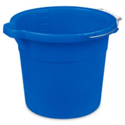 Picture of 11254306 Spout Pail 12 Qt Capacity Round Metal/plastic Blue