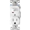 Picture of Light-Switch Combination Switch/receptacle 125-volt Electrical-Outlet 2-pole
