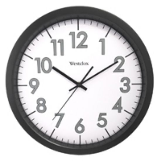 Picture of Wall-Clock Round Analog White Frame