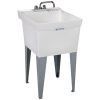 Picture of Elm Utilatub Laundry-Tub Combination-Kit 20 In W X 14-3/8 In D Bowl Thermoplastic White