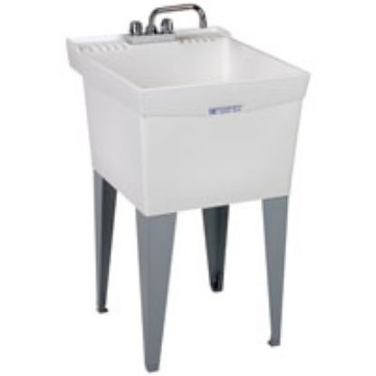 Picture of Elm Utilatub Laundry-Tub Combination-Kit 20 In W X 14-3/8 In D Bowl Thermoplastic White