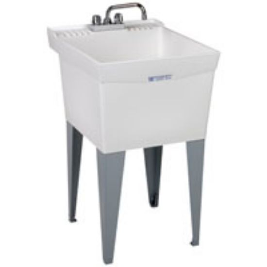 Picture of Elm Utilatub Laundry-Tub Combination-Kit 20 In W X 14-3/8 In D Bowl Thermoplastic White