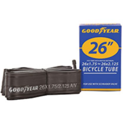 Picture of Bicycle-tube Butyl Rubber Black For 26 X 1-3/4 In To 2-1/8 In W