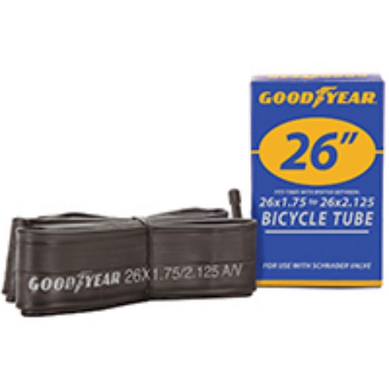 Picture of Bicycle-tube Butyl Rubber Black For 26 X 1-3/4 In To 2-1/8 In W