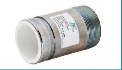 Picture of Galvanized Steel Nipple Steel Dielectric Pex Insulator Thread X G 2-1/2" X 6"