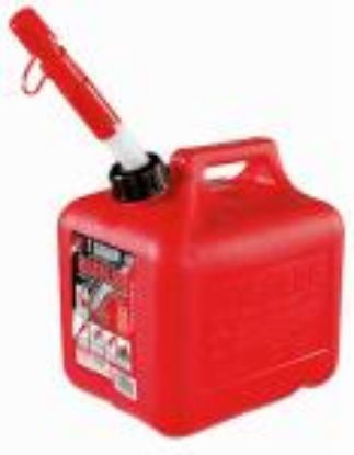 Picture of Gas-Can Plastic Red + 8-ounce